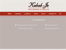 Tablet Screenshot of kababje.com